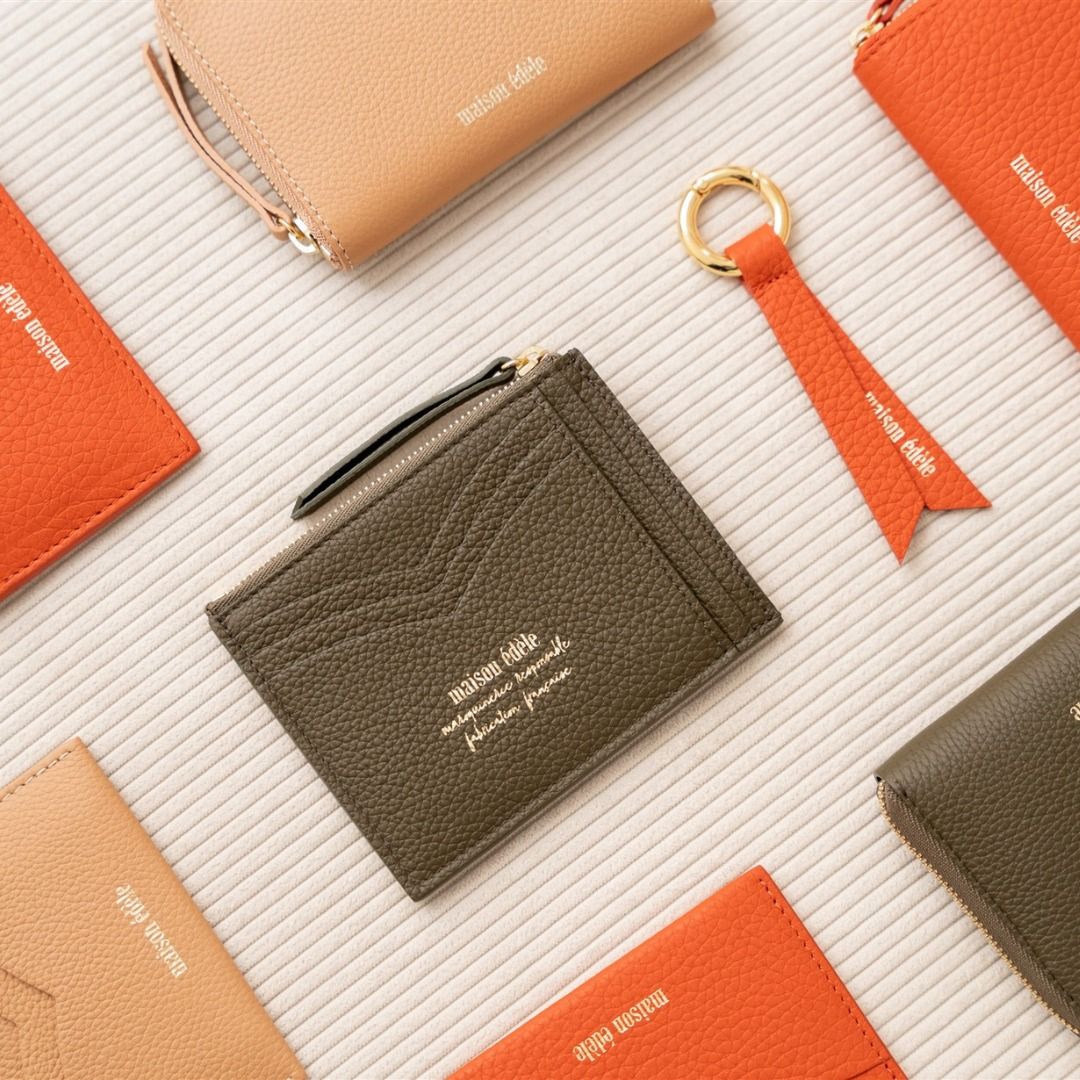 personalized leather colored card holder