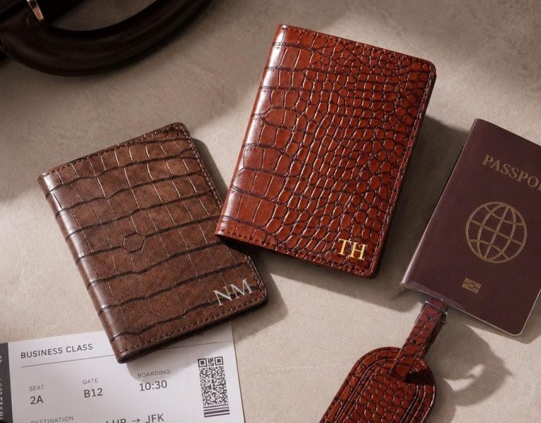 custom leather travel accessories