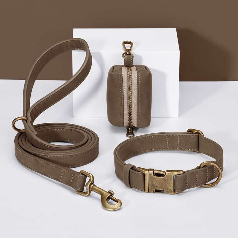 custom pet leather accessories